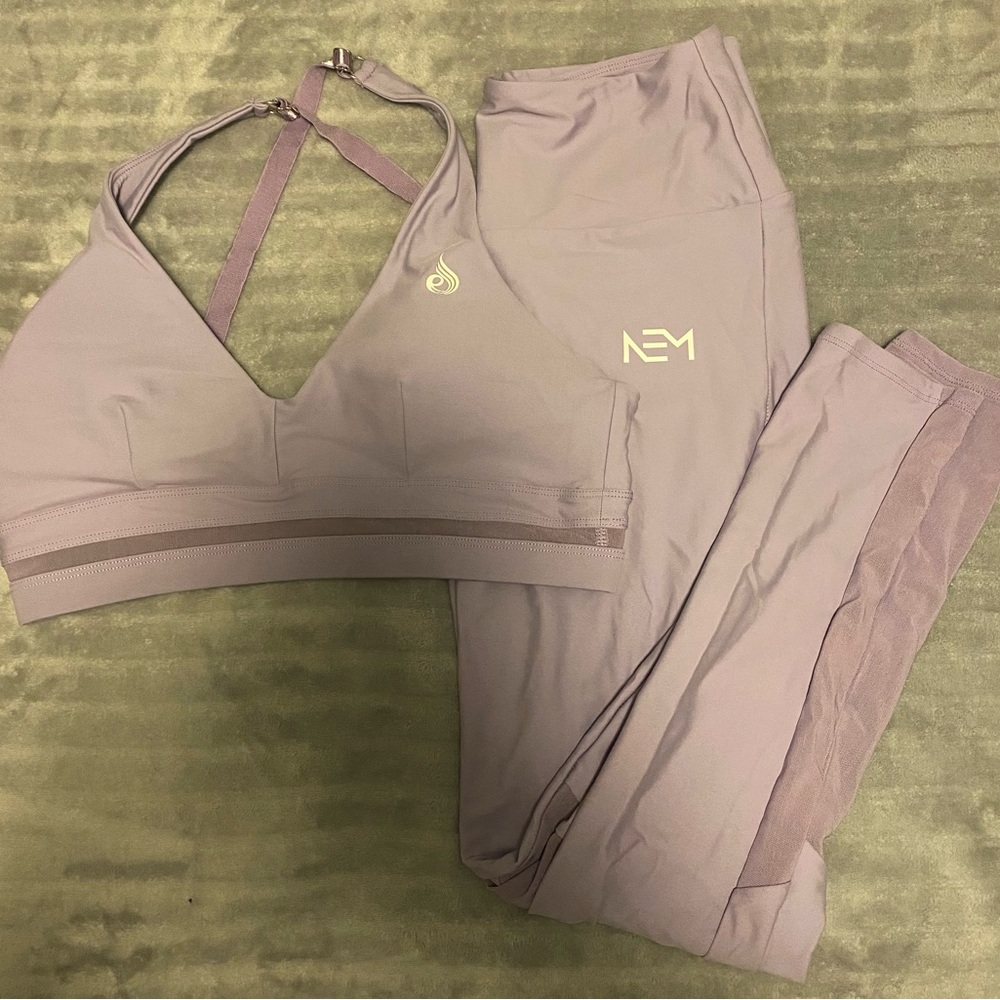 Ryderwear bra and leggings set size (medium)